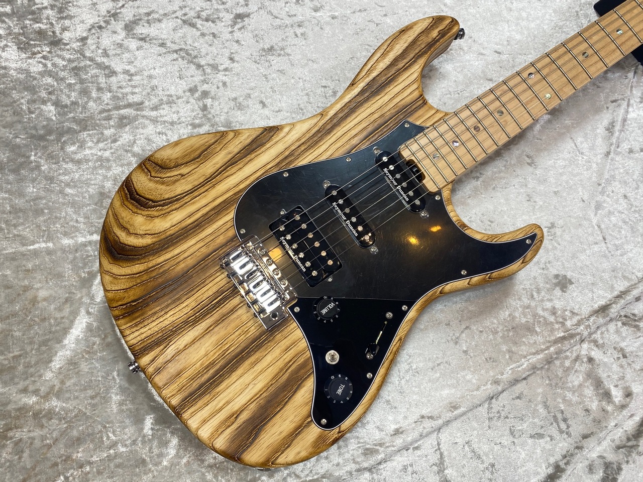 希少 ESP SNAPPER-AS DRIFTWOOD Burner Satin ESP Original Snapper CTM Electric Guitar - Drift Wood Burner