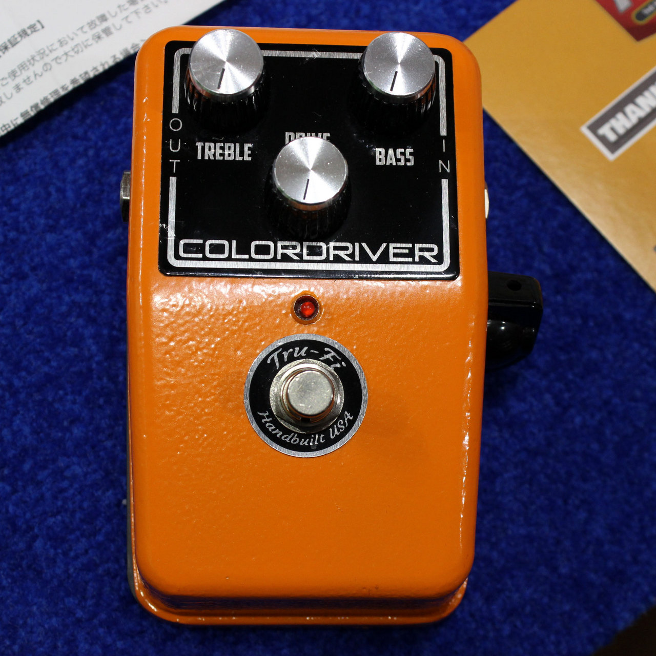 tru-fi COLOR D オレンジ Tru-Fi／Colordriver Orange】ジェフ・ベックやデヴィッド
