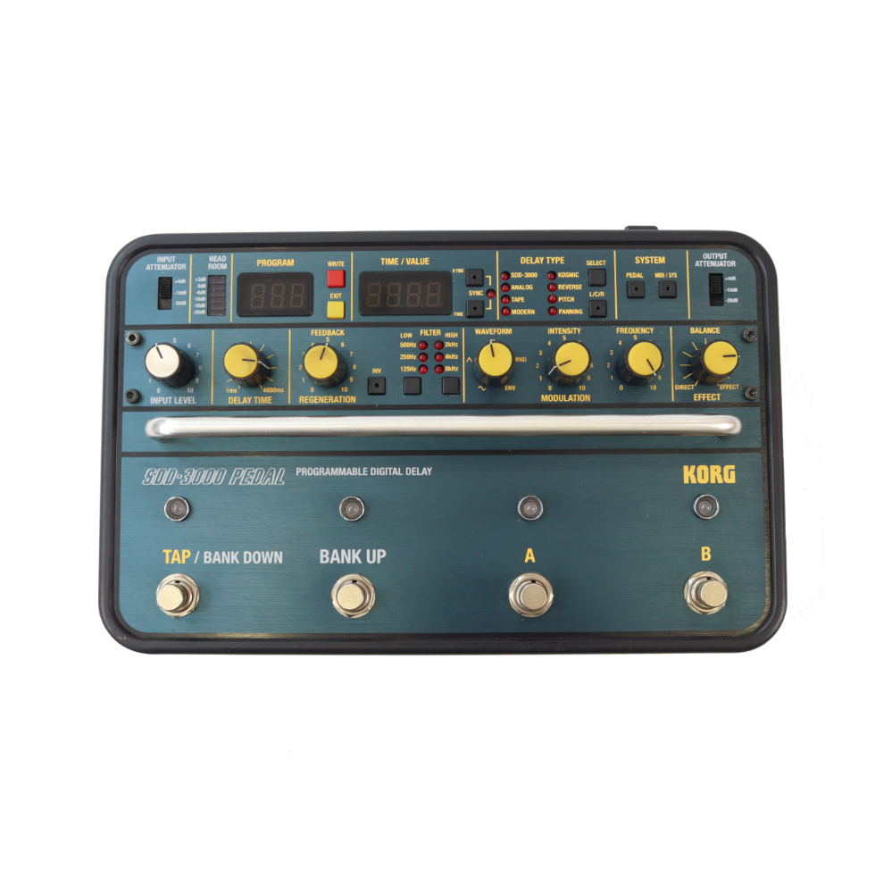 KORG SDD-3000 ギター エフェクター ディレイ SDD-3000 PEDAL - PROGRAMMABLE DIGITAL DELAY | KORG (Japan)