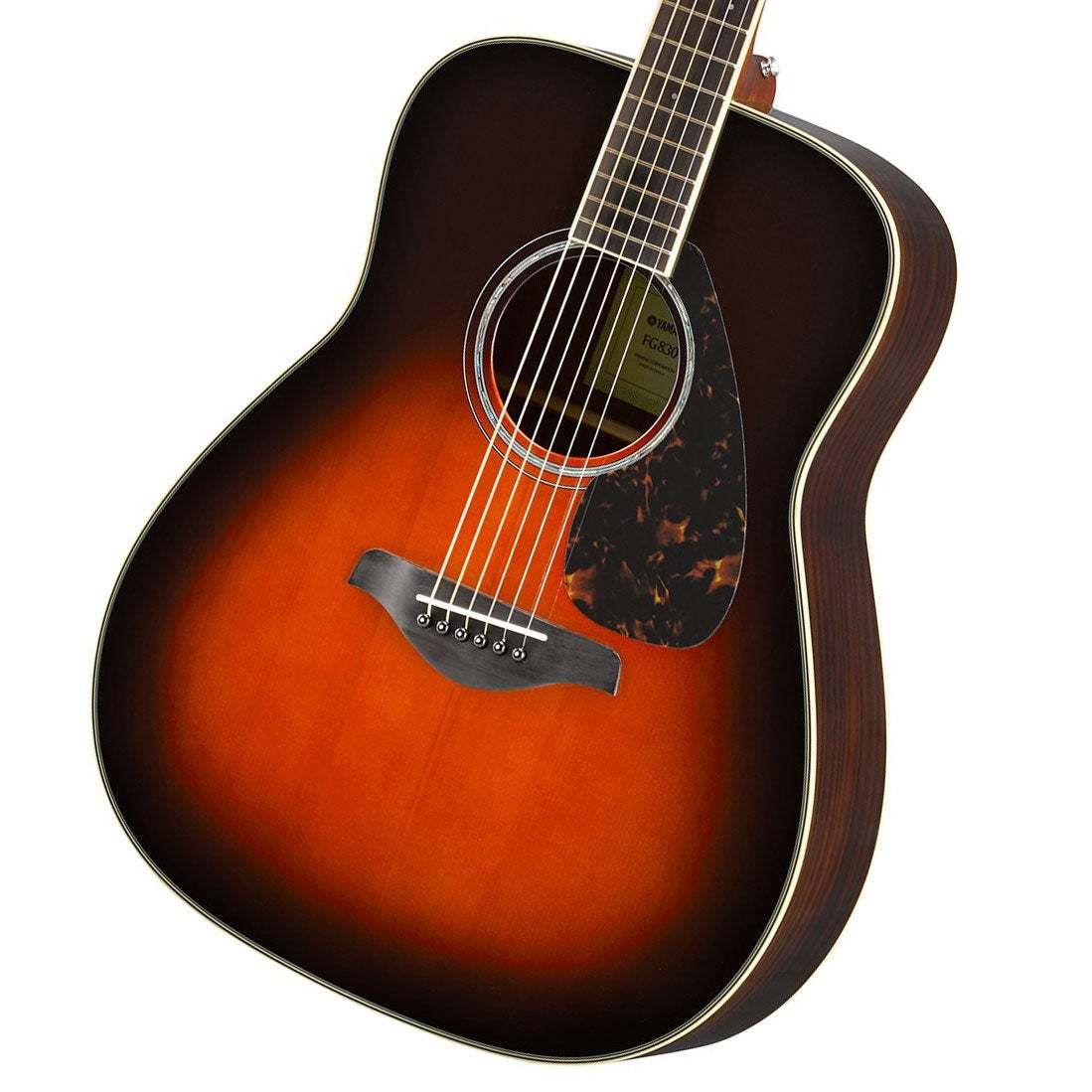 YAMAHA FG830 Tobacco Brown Sunburst (TBS) 【単板Top】 ヤマハ