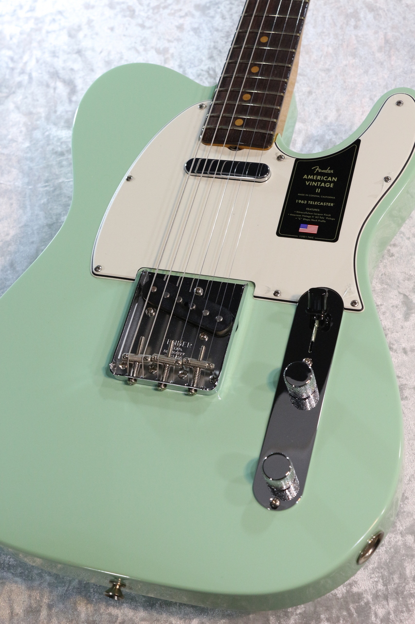 Fender American Vintage II 1963 Telecaster Surf Green #V2322916【3.57kg/ラウンドの 63リイシュー!】（新品）【楽器検索デジマート】