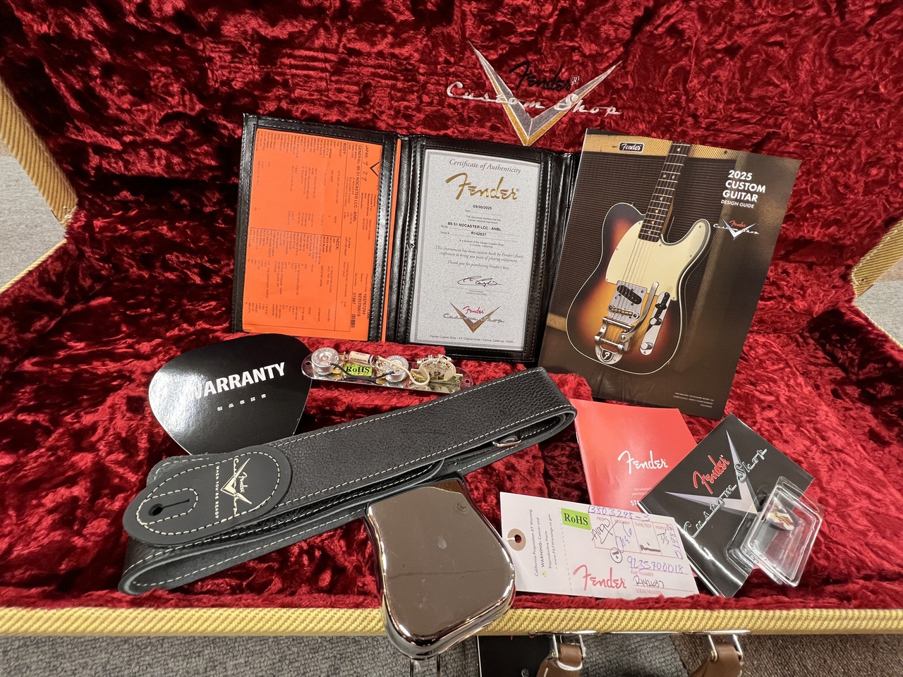 Fender Custom Shop 1951 Nocaster DLX Closet Classic, 1-Piece Rift