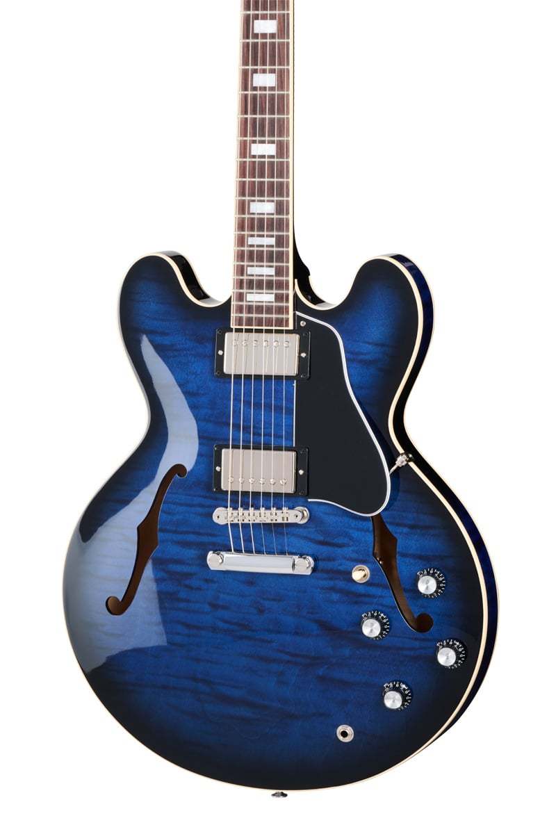 Gibson ES-335 Figured Custom Color Series Deep Ocean Burst