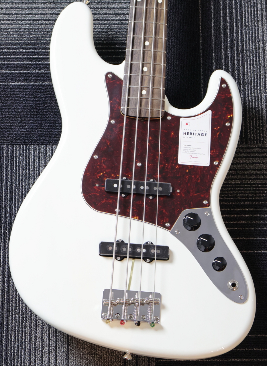 Fender Made in Japan Heritage 60s Jazz Bass -Olympic White-【4.36