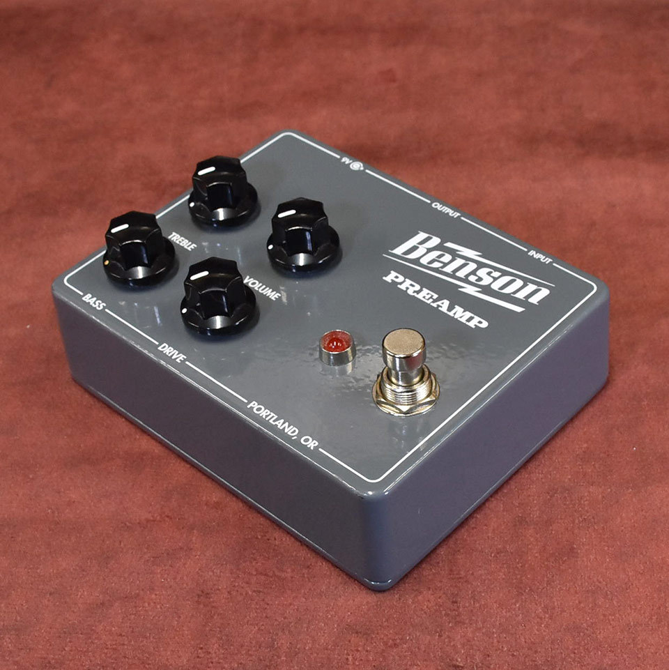 ギター Benson Amps PREAMP Benson Amps Preamp Pedal （プリアンプ ベンソン） ｜イケベ楽器店
