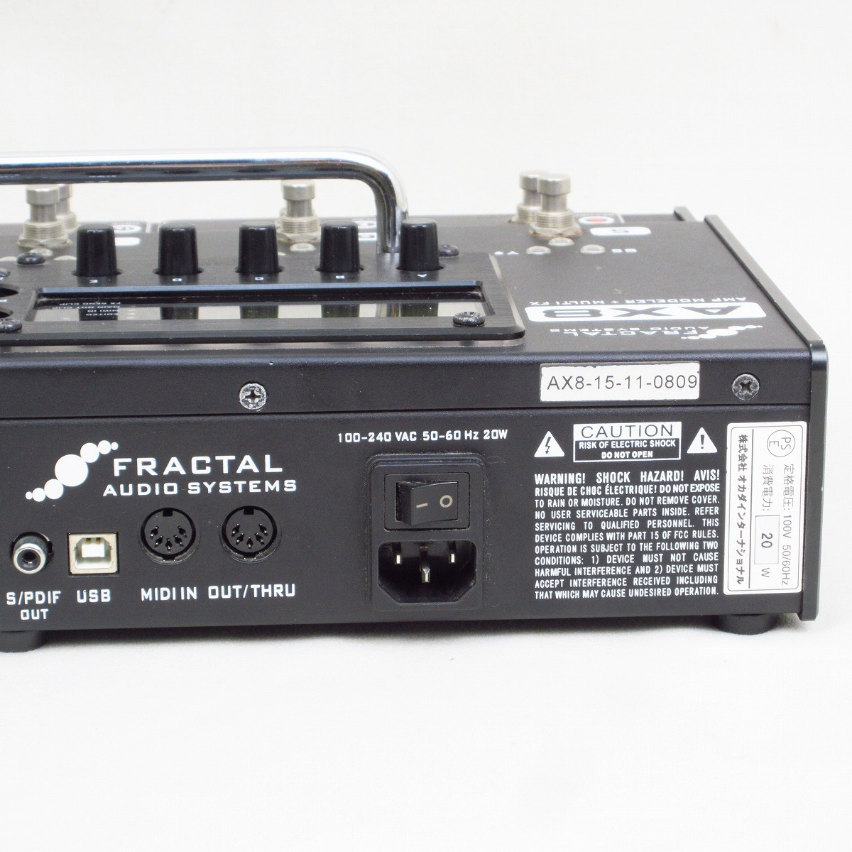FRACTAL AUDIO SYSTEMS AX8 AMP MODELER + MULTI FX マルチ