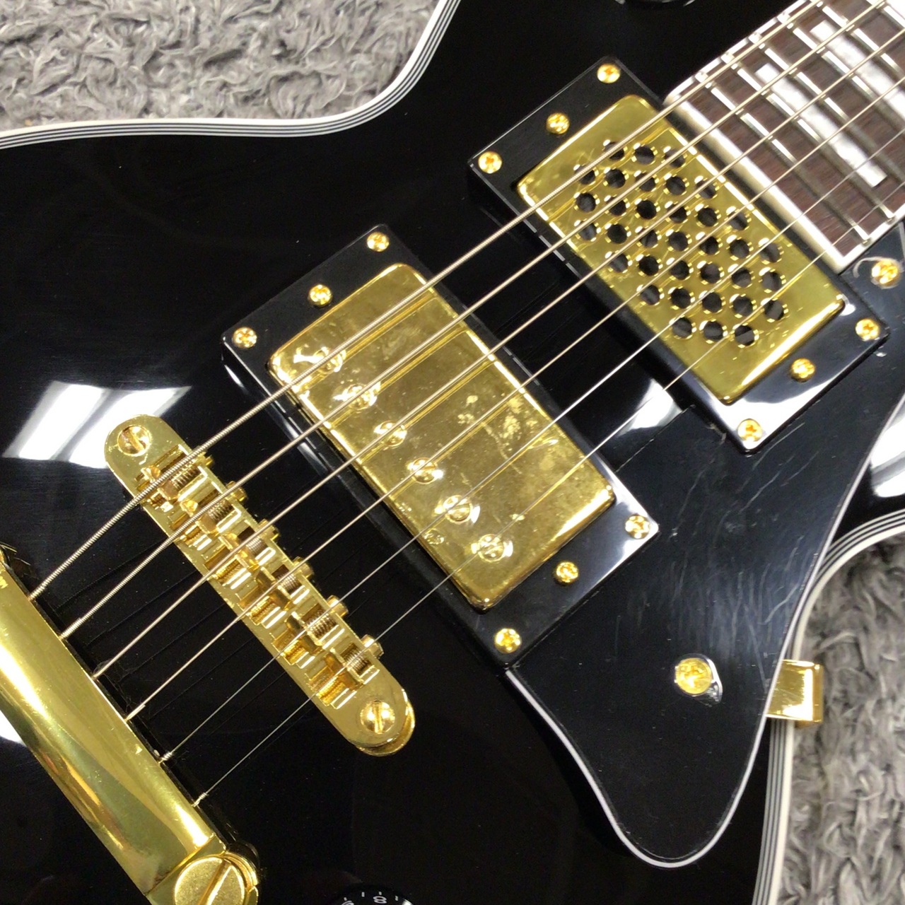 GrassRoots G-LPC-Mini BK(Black)【アンプ搭載ミニギター】【LP
