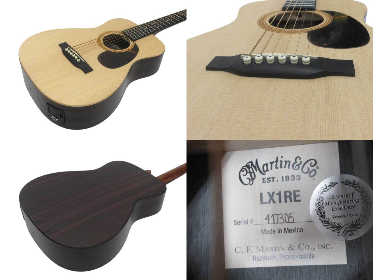 Martin LX1RE　リトルマーティン　美品　チューナー、ストラップ、ケース Martin LX1RE リトルマーティン 美品 チューナー、ストラップ