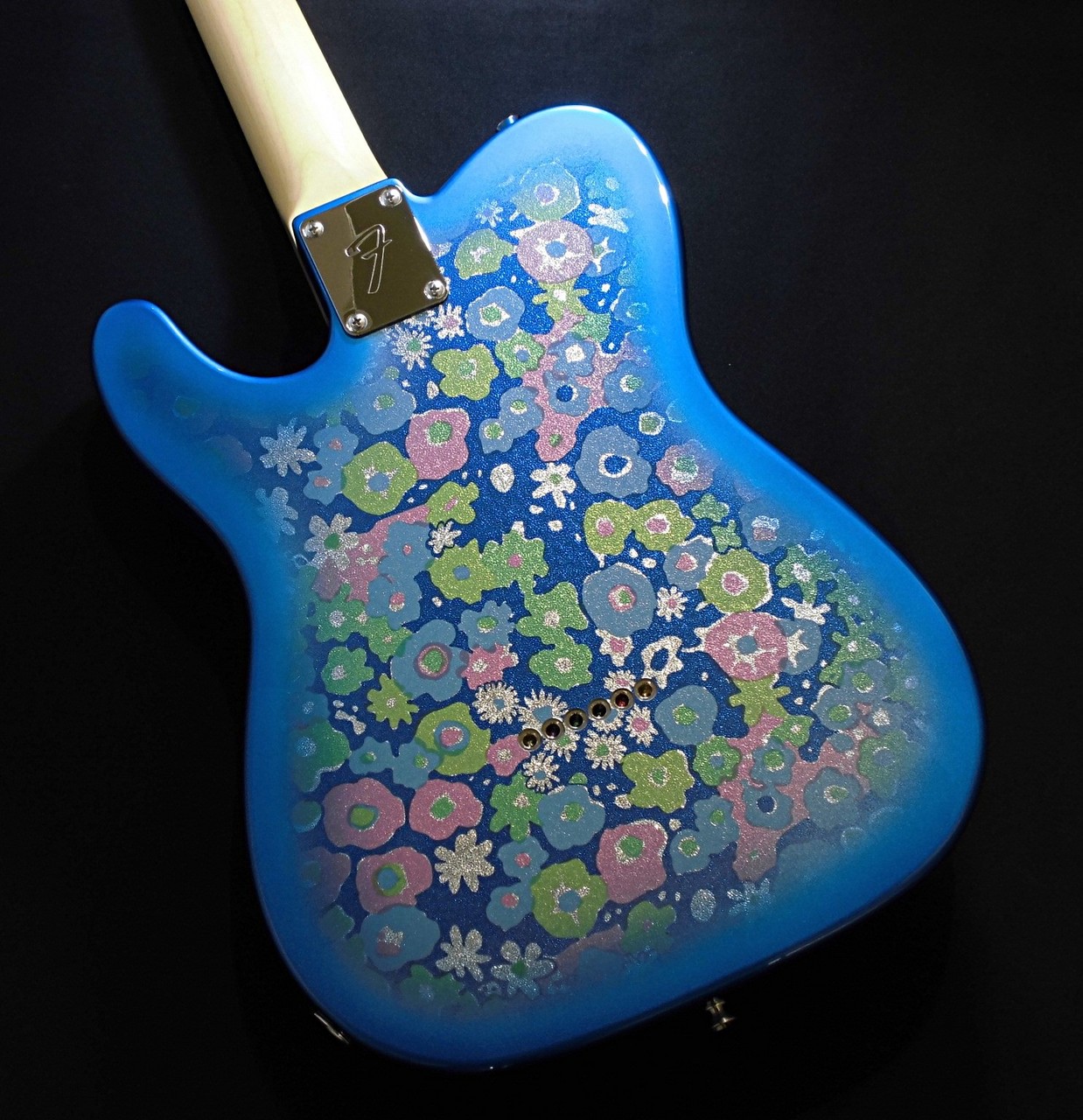 【最終値下げ！】ブルーフラワー ギター TL-Blue Flower 最終値下げ！】ブルーフラワー ギター TL-Blue Flower - メルカリ