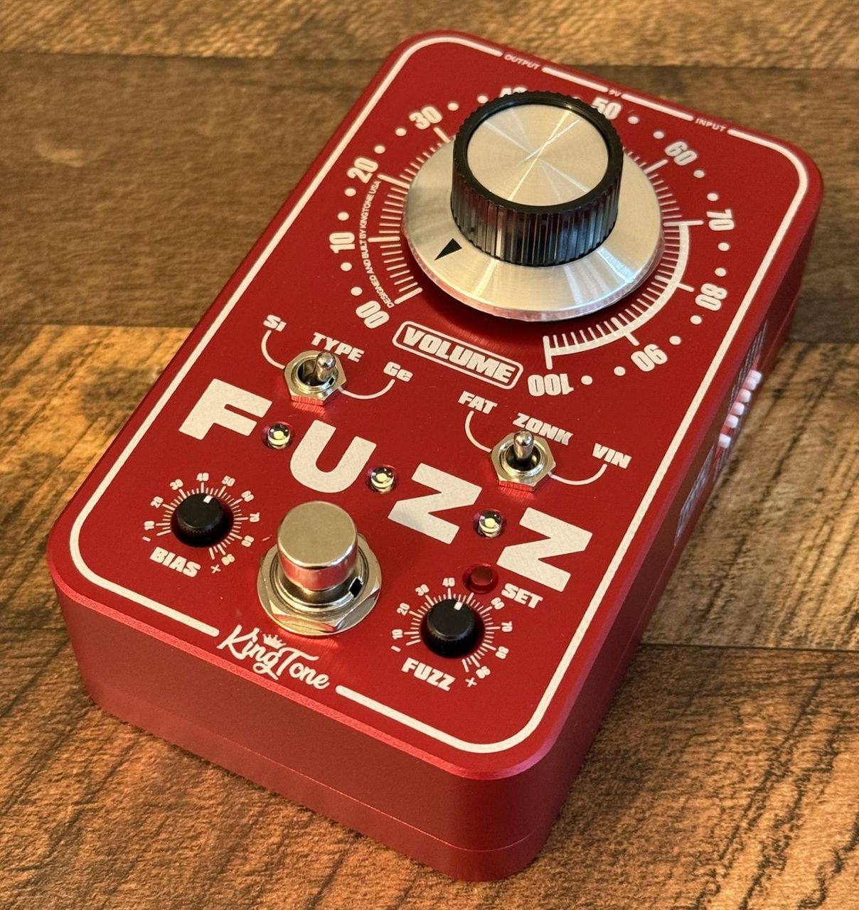 KING TONE GUITAR miniFUZZ V2 RED 【限定カラー】（新品/送料無料