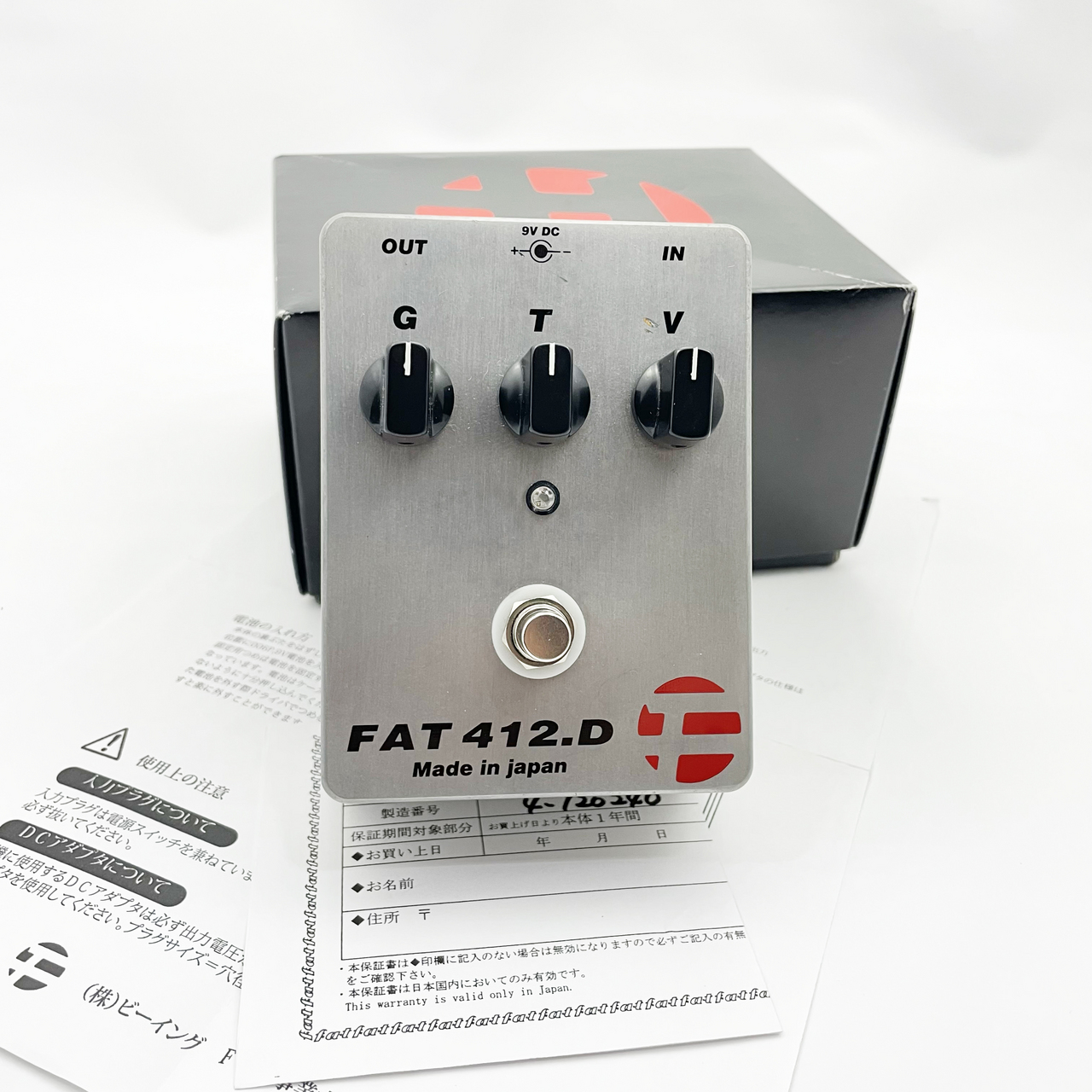 F.A.T 412.D FAT 412D クローン オーバードライブ ブースター - ギター