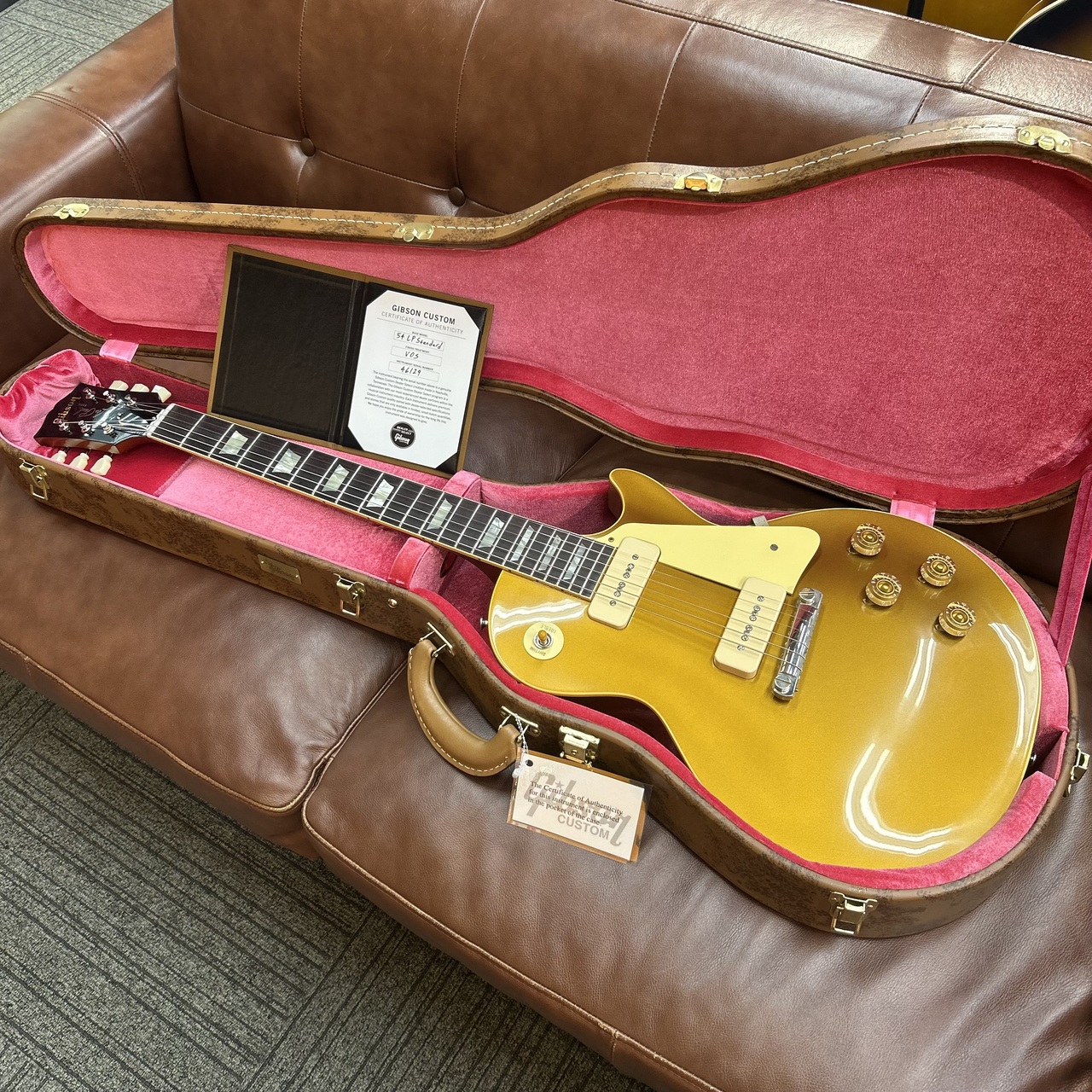 Gibson Custom Shop 1954 Les Paul All Gold Reissue Double Gold VOS
