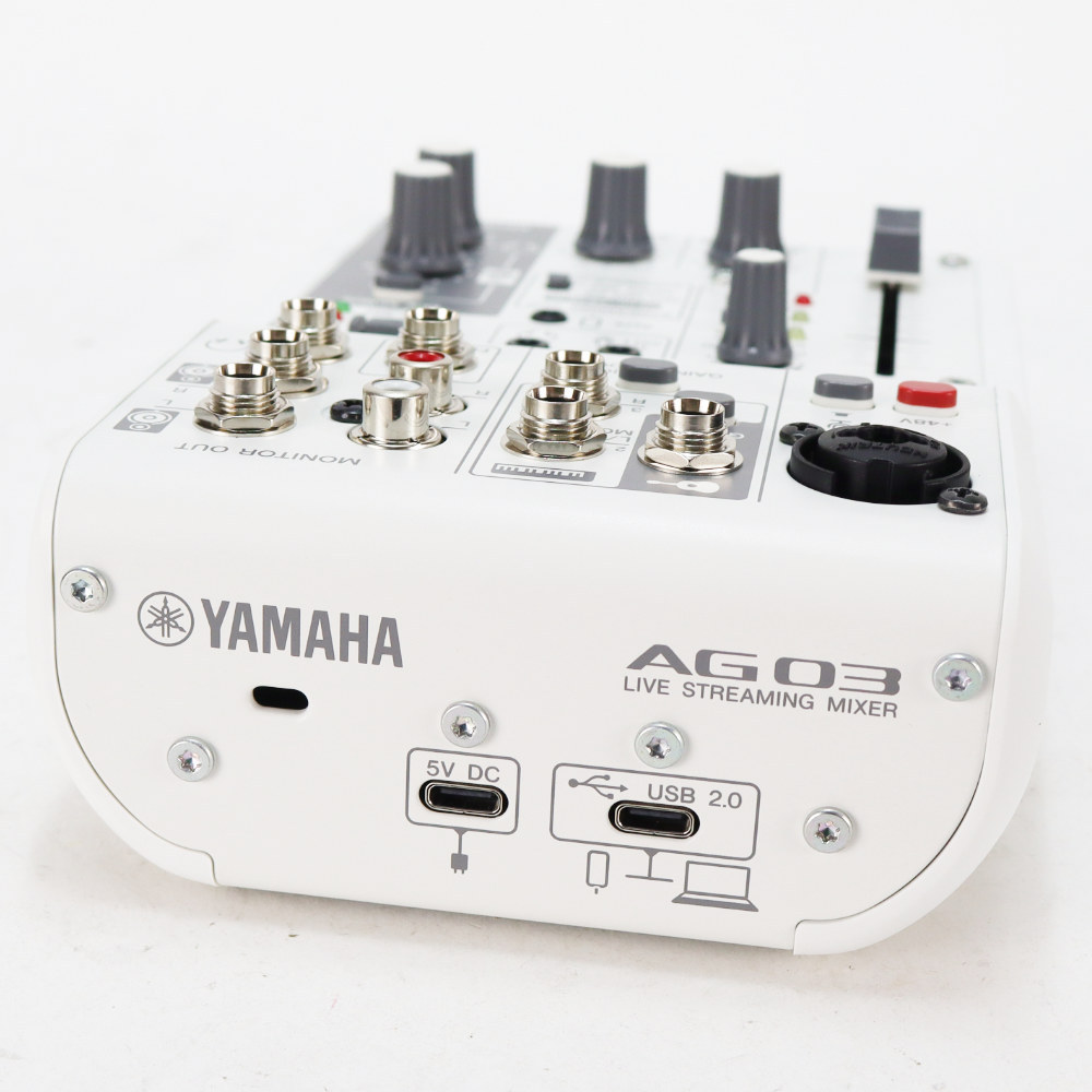 【美品】YAMAHA AG03 MK2 【おまけ有り】【お値下げ可】【即日発送】 YAMAHA 【中古】 ミキサー ヤマハ YAMAHA AG03 mk2 W ライブ