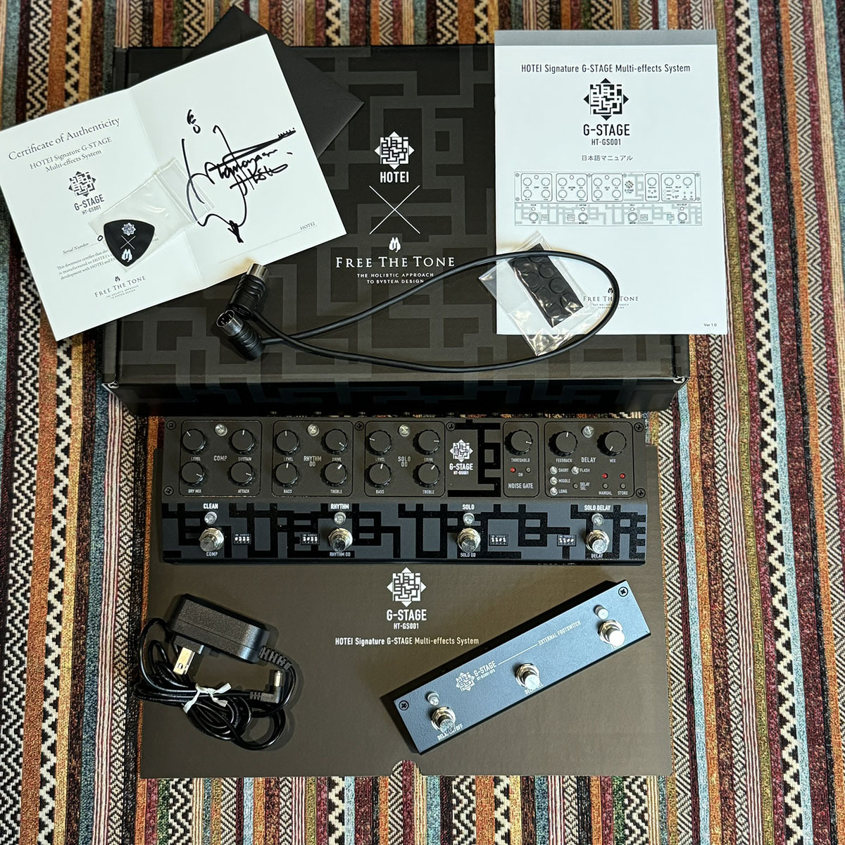 Free The Tone HOTEI Signature G-STAGE Multi-effects System（中古