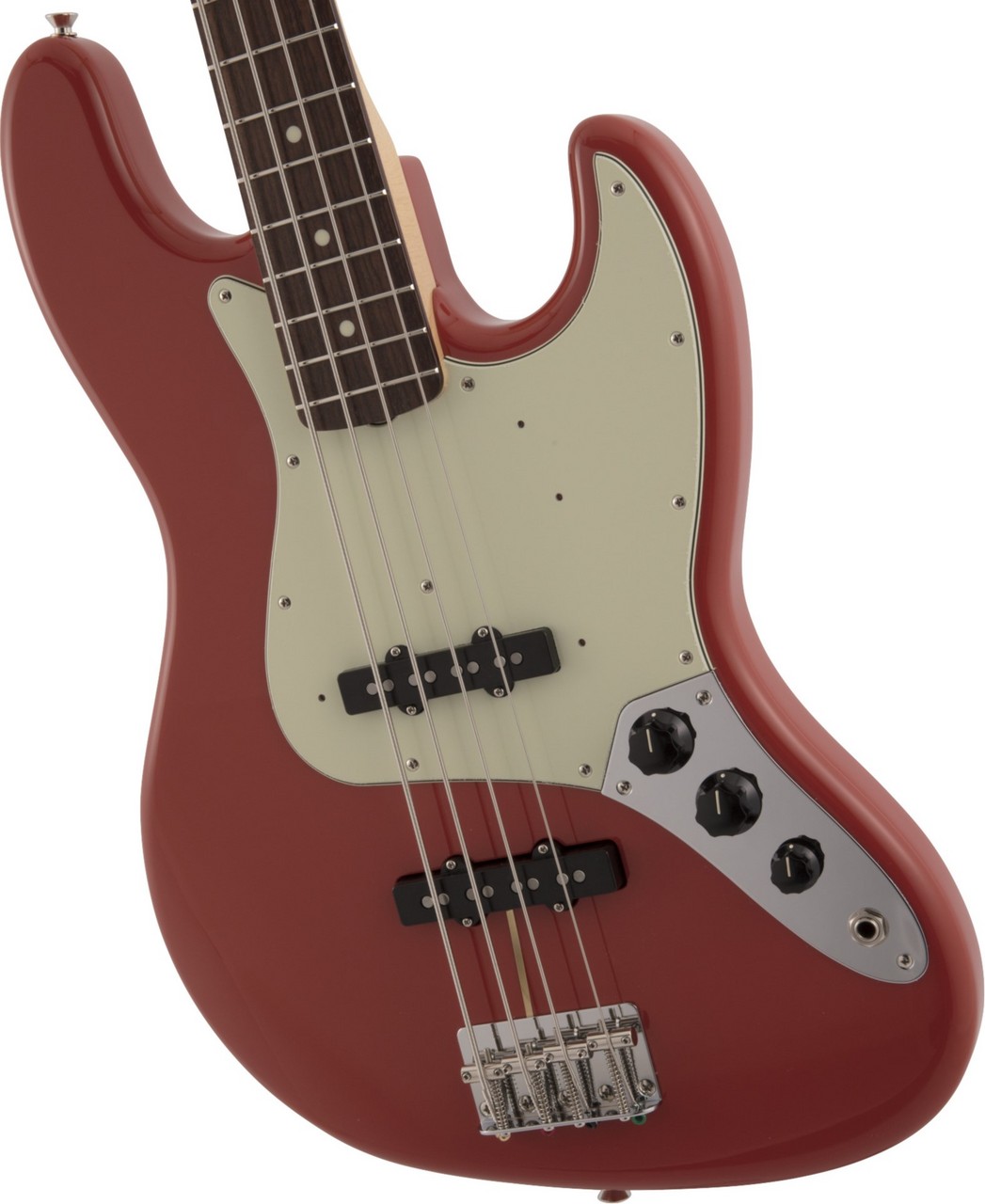 Fender Made in Japan Traditional II 60s Jazz Bass -Fiesta Red 
