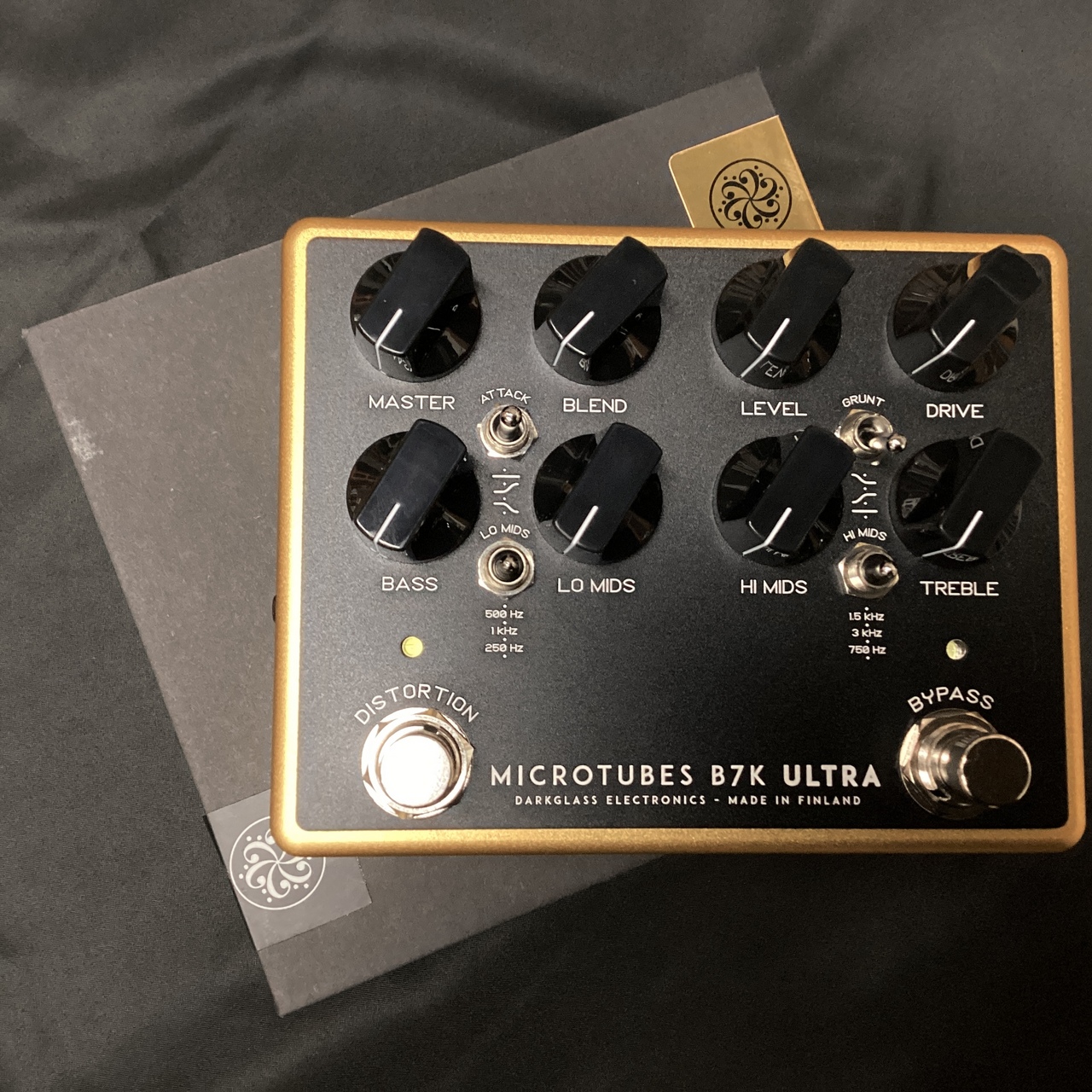 Darkglass Electronics Microtubes B7K Ultra V2 w/AUX Limited Gold