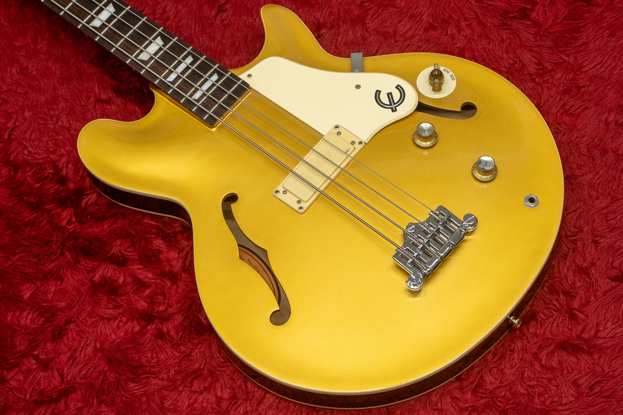 Epiphone Jack Casady Bass ゴールドトップセミアコベース Epiphone Jack Casady Bass ゴールドトップセミアコベース 【公式通販】