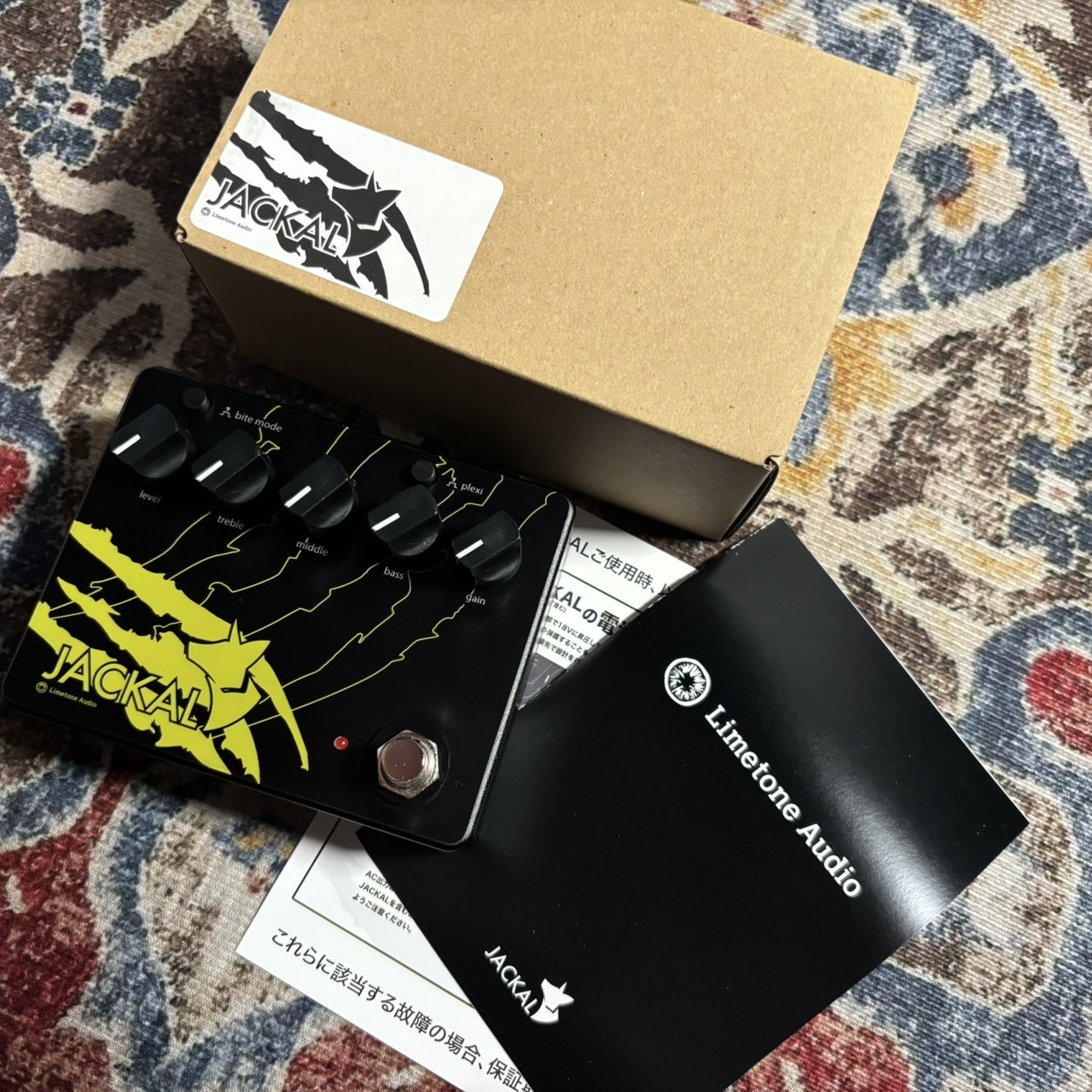中古 JACKAL / Limetone Audio ギターエフェクター 箱なし 入荷のたびに即完売のエフェクター！【Limetone Audio】JACKAL