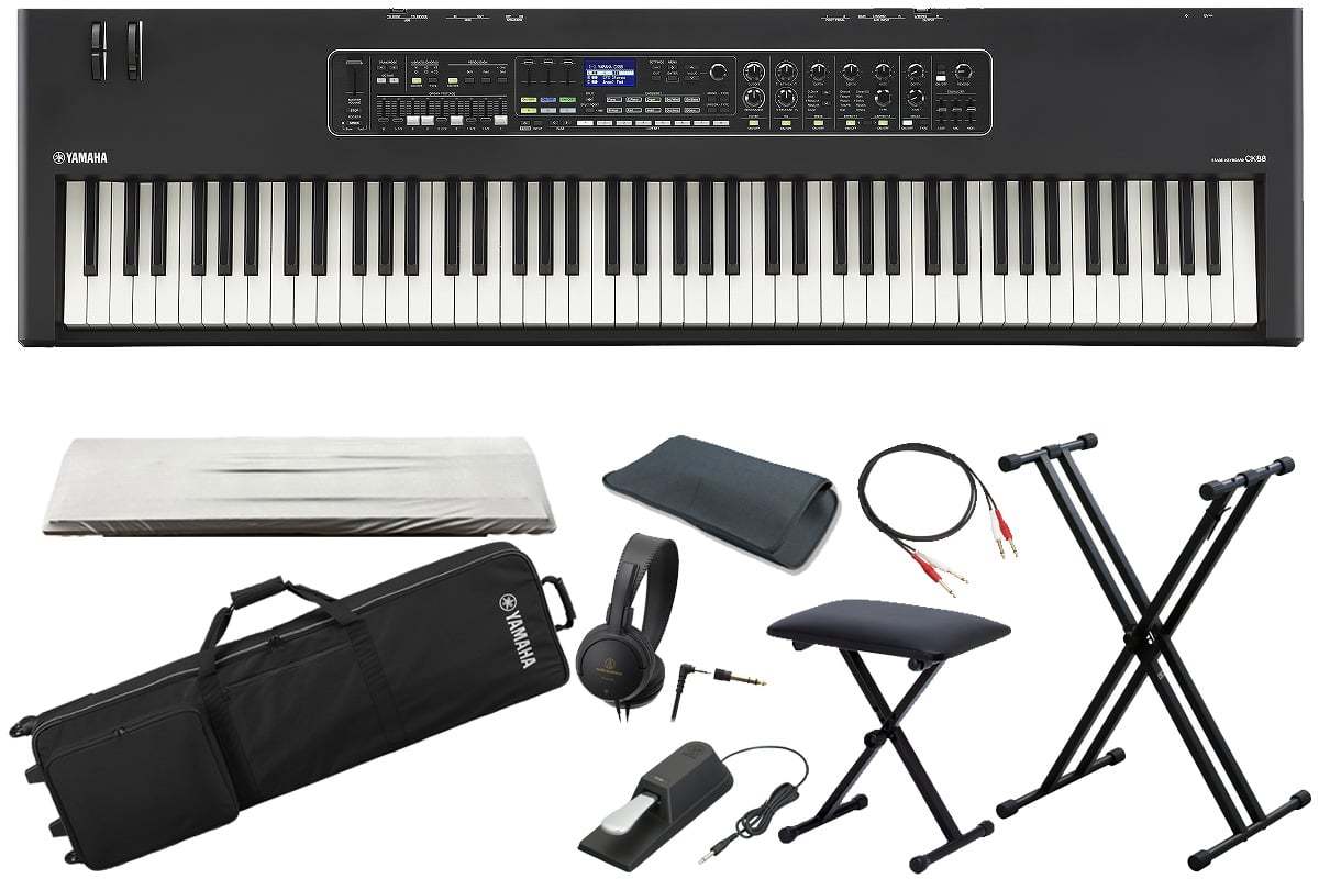 YAMAHA CK88 88鍵 新品同様 ステージキーボード 電子ピアノ Amazon | ヤマハ YAMAHA ステージキーボード 88鍵 スピーカー