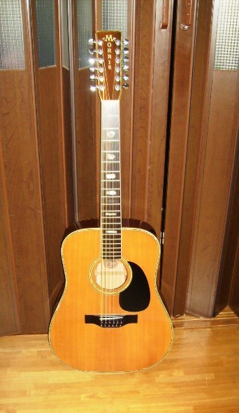 Morris B-60 ハカランダの12弦ギター（ビンテージ）【楽器検索