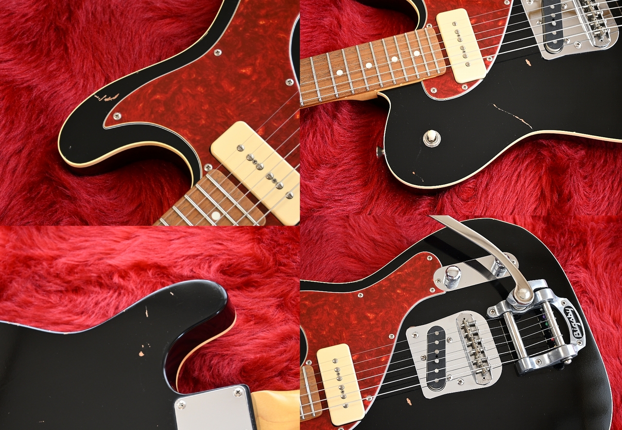 Moon Reggae Master Black Semi Order W Bigsby （中古）【楽器検索