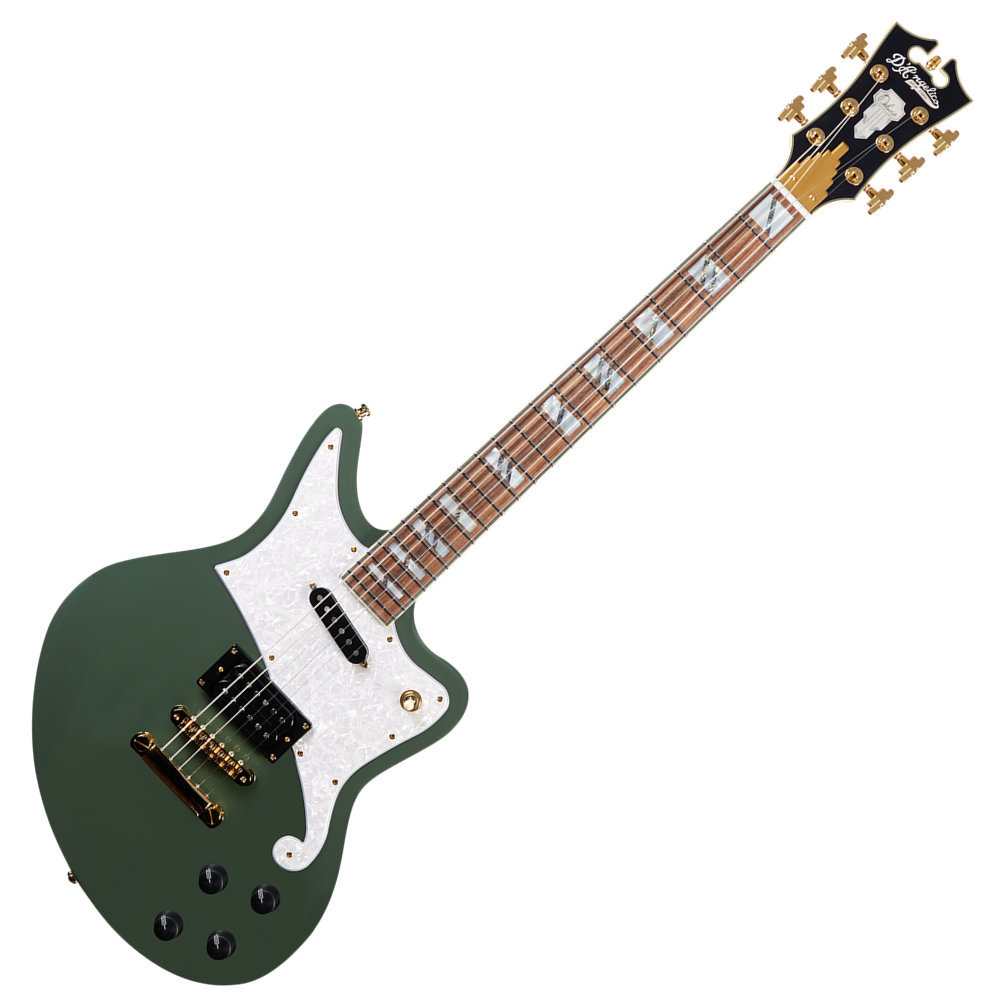 D'Angelico Deluxe Bedford Hunter Green エレキギター（新品/送料無料 