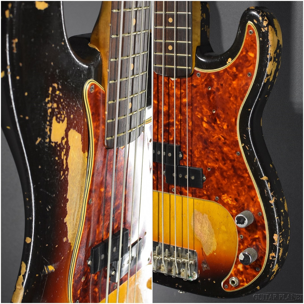 【60％OFF】 Fender -Sunburst-【3.88kg】【1963/Vintage Bass Precision ワイン