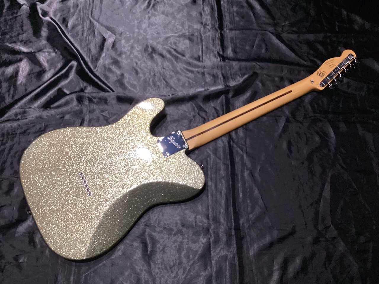 希少！HARUNA Telecaster Dark Silver Sparkle Squier by Fender HARUNA TELECASTER Skullsilver Dark Silver