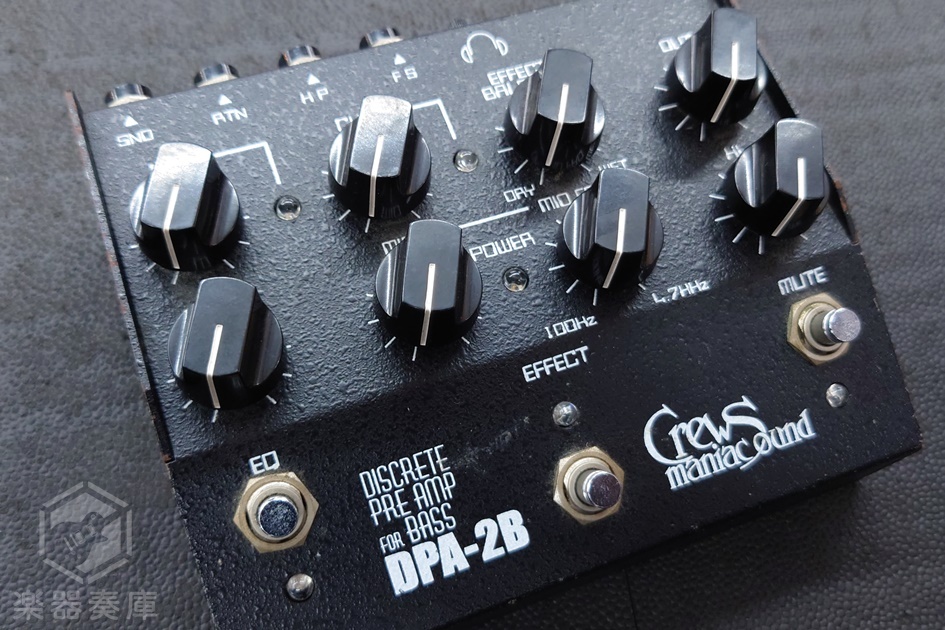 Crews Maniac Sound DPA-2B DISCRETE PREAMP for Bass（中古）【楽器検索デジマート】