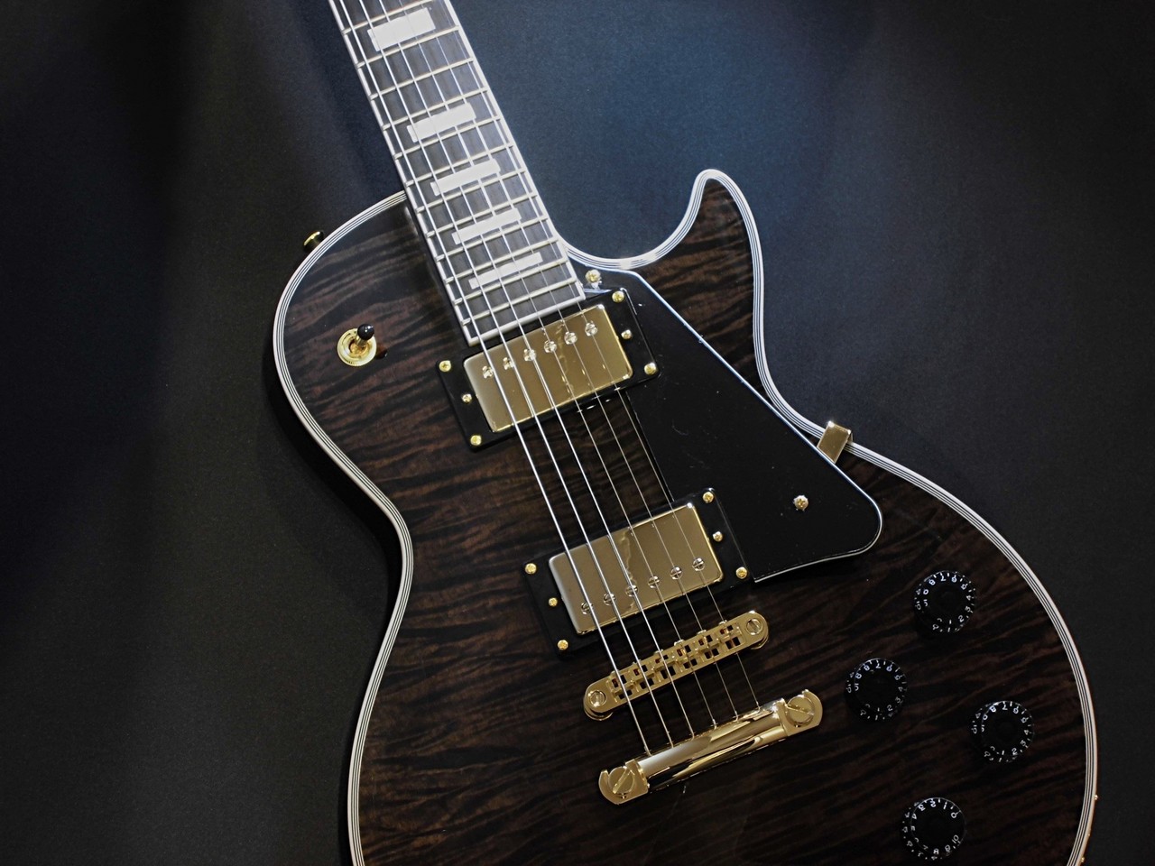 メンテナンス済み Bacchus DUKE-CTM 薄型ボディ outlet】Bacchus / DUKE-CTM BLK バインディング焼け