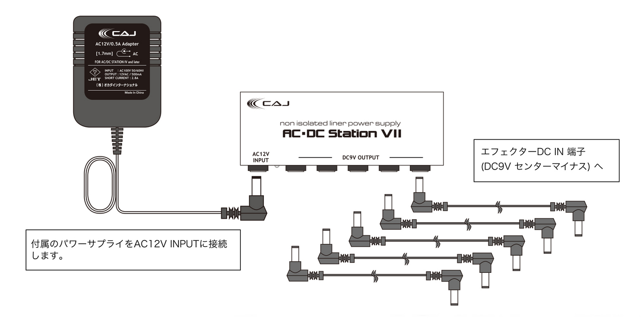 Custom Audio Japan(CAJ) AC/DC Station VII《パワーサプライ
