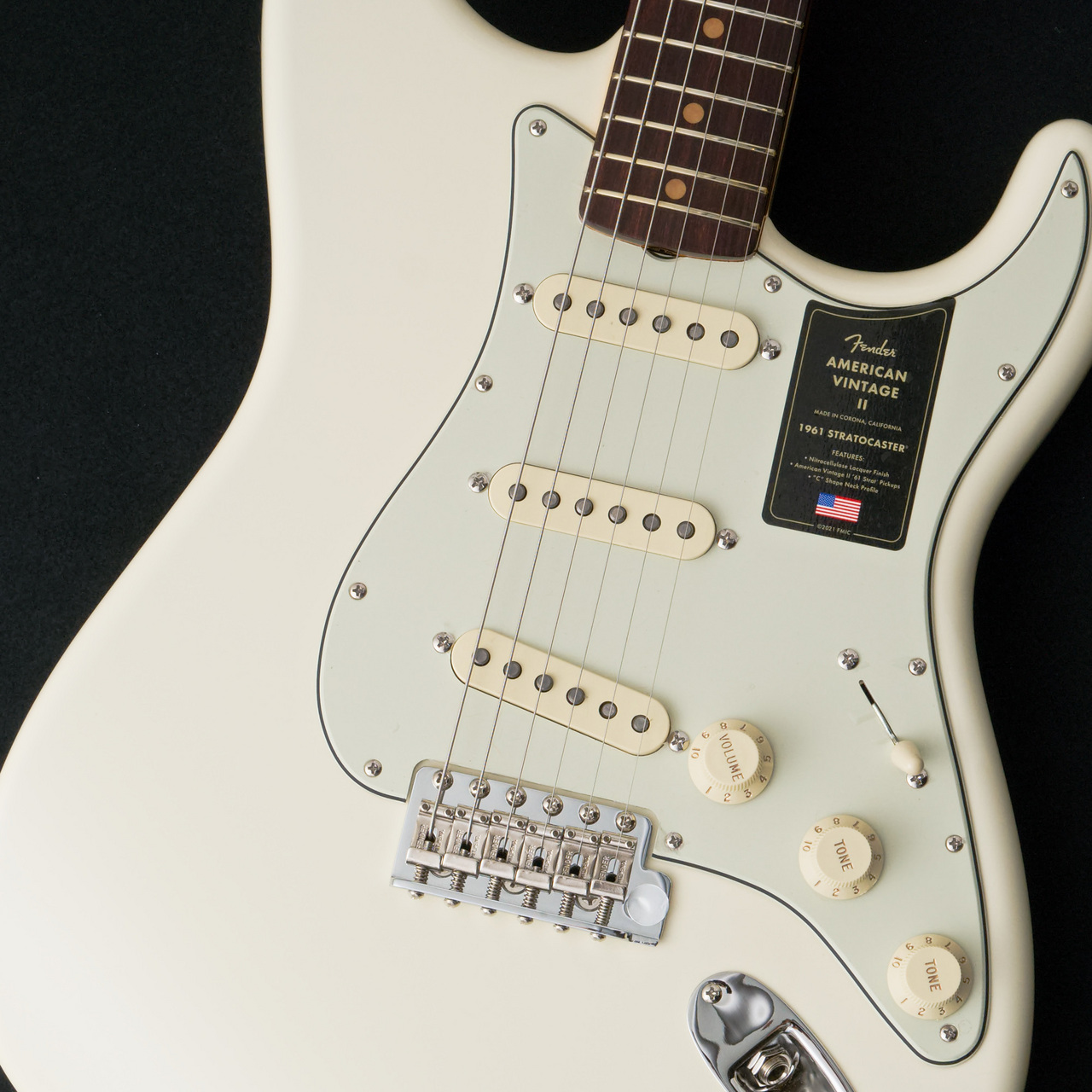 Fender American Vintage II 1961 Stratocaster Olympic White