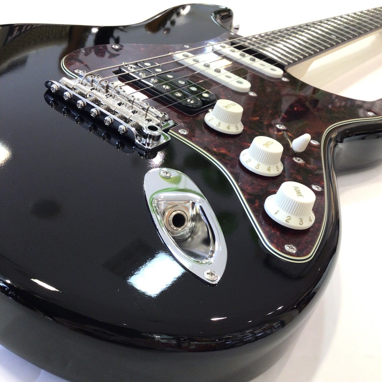 SAITO GUITARS S-622CS Heritage / BLK / Tortoise Pickguard【極薄