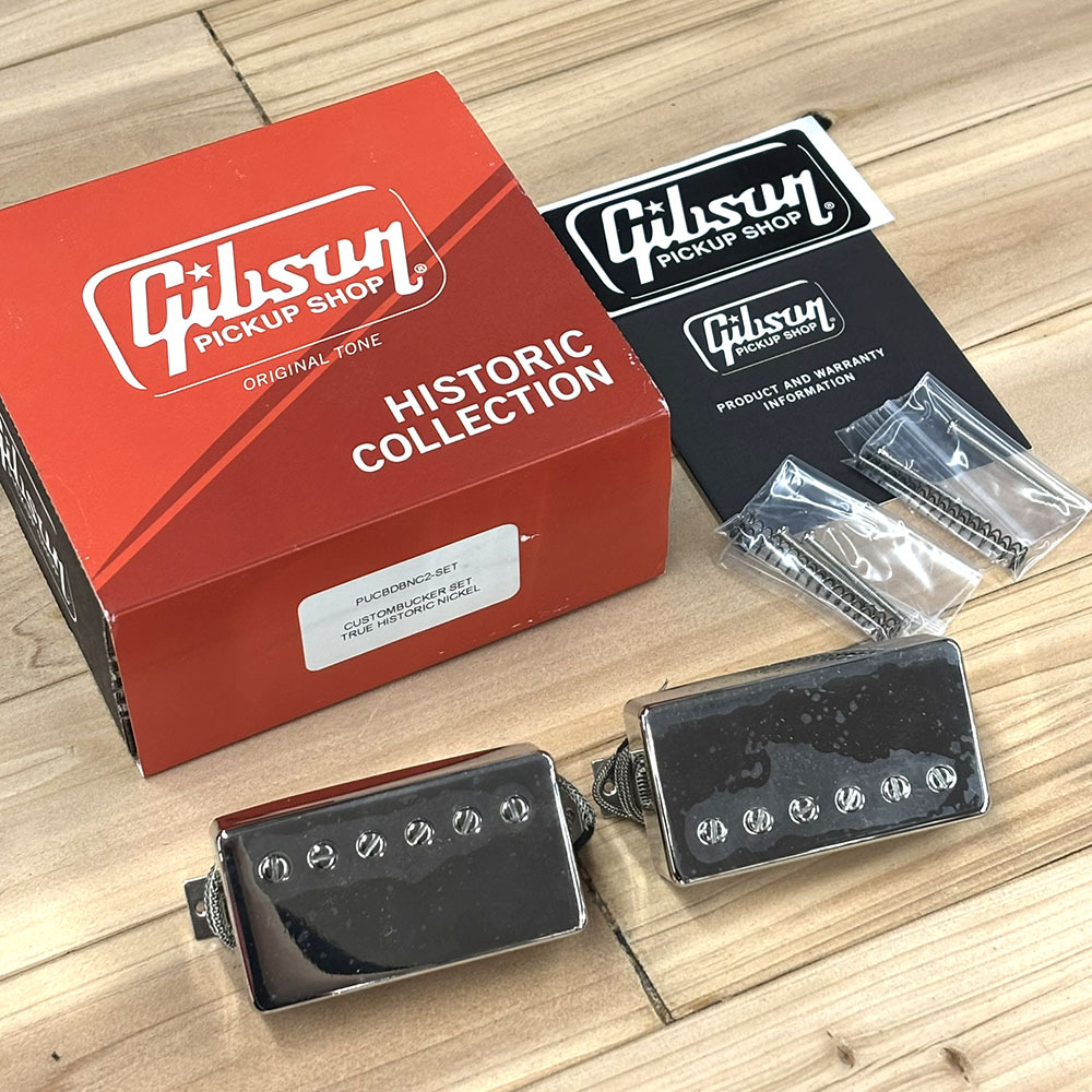 Gibson Custombucker 新品2個セット Gibson 【クリスマスセール】 Custombucker Underwound (Zebra， 2