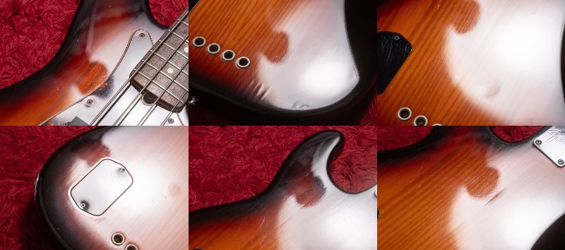 Fender American Deluxe Precision Bass 3CS 1997 4.455kg #N6198959