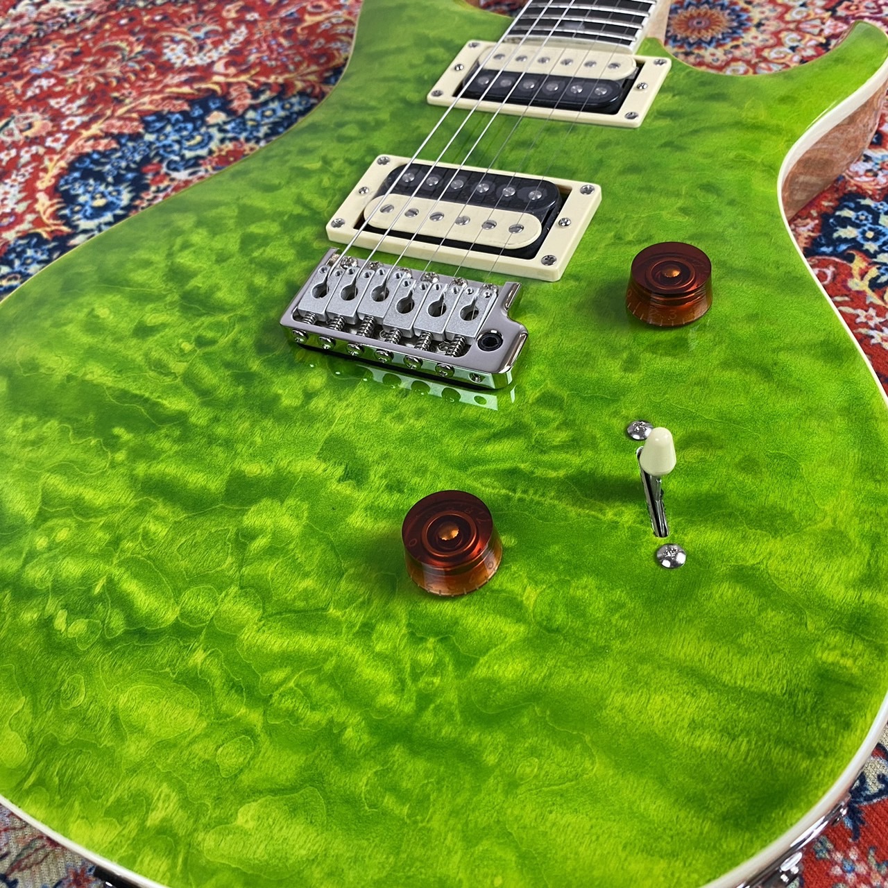 Paul Reed Smith(PRS) SE Custom 24 Quilt - Eriza Verde【現物画像