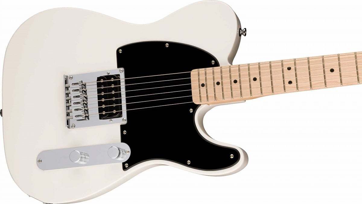 Squier by Fender Sonic Esquire H Maple FB BK PG Arctic White