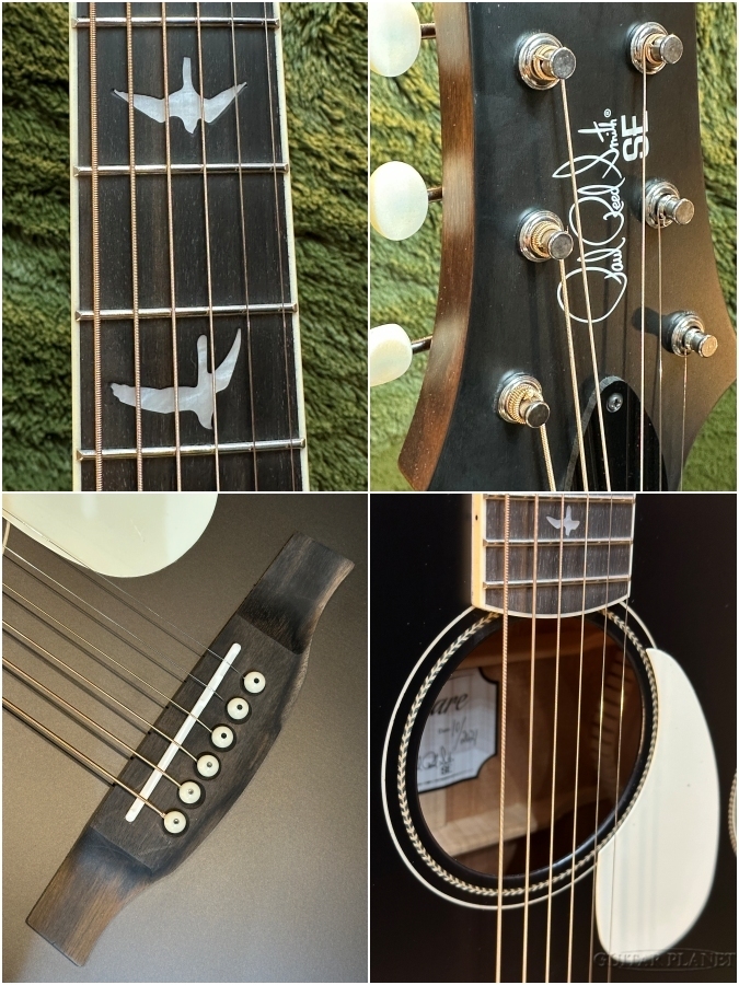 PRS SE P20 Satin Black Top　新品同様品　ギグバッグ付 PRS SE P20 Black Top Parlor Acoustic Guitar NEW