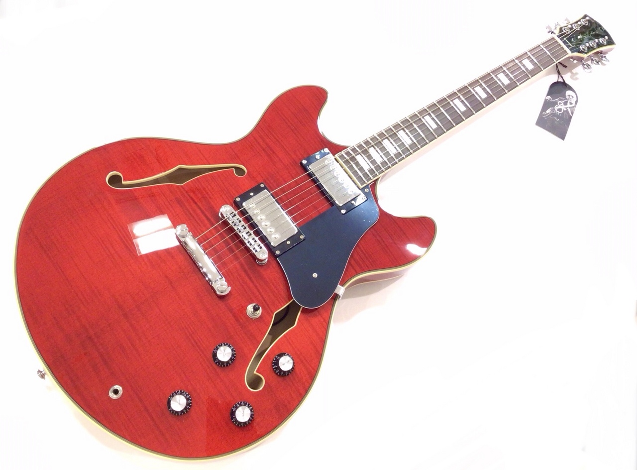 【新春特価！】Sire H7 Larry Carlton 2024 山野楽器 Sire H7 STR (See Through Red) with Larry Carlton【セミアコ