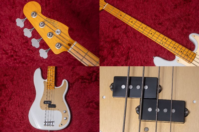 Fender Classic Series 50s Precision Bass Lacquer Maple White