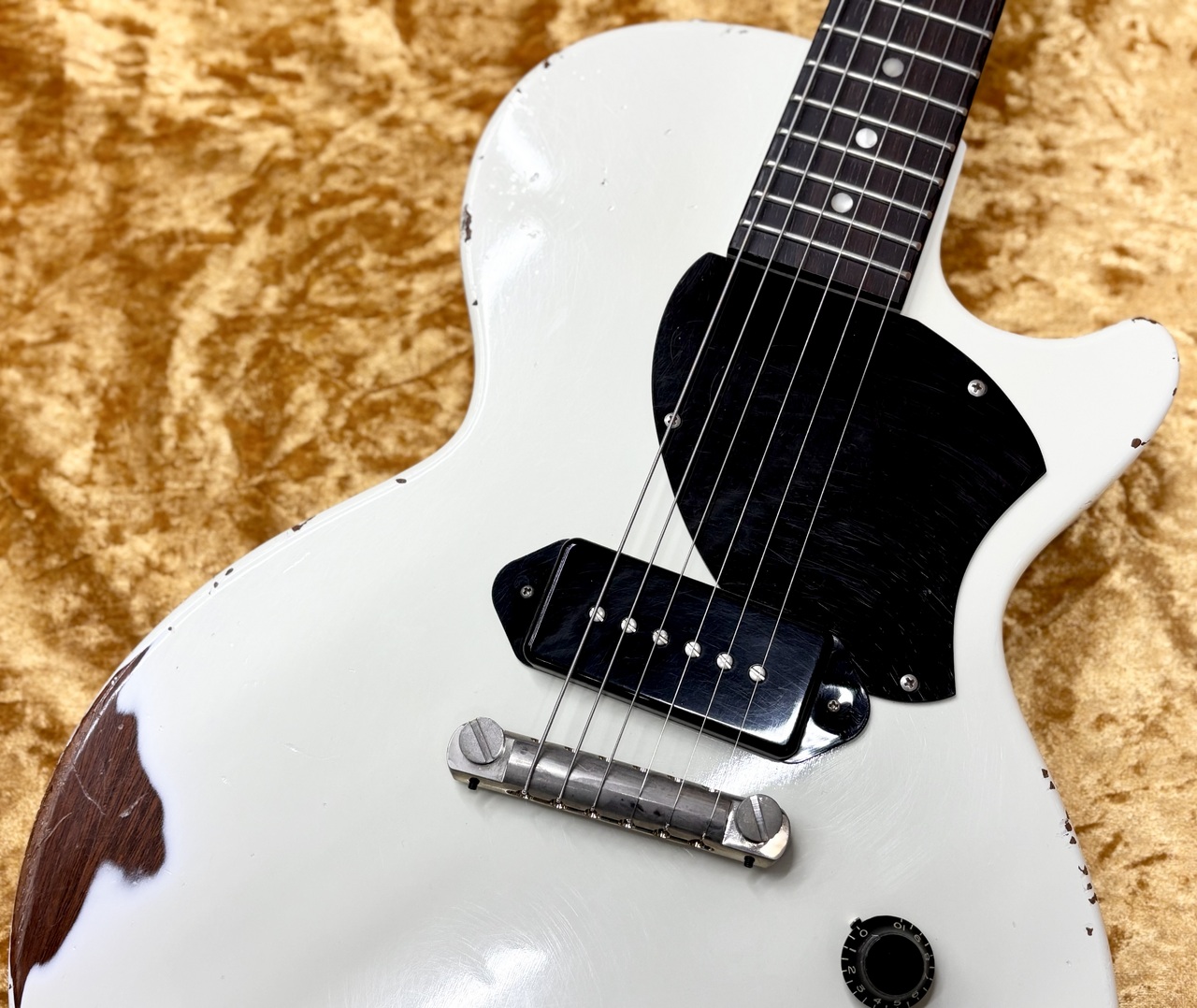 Bizen Works 【ホンマホ×ハカ指板】Burned Jr -Aged White ≒3.25kg