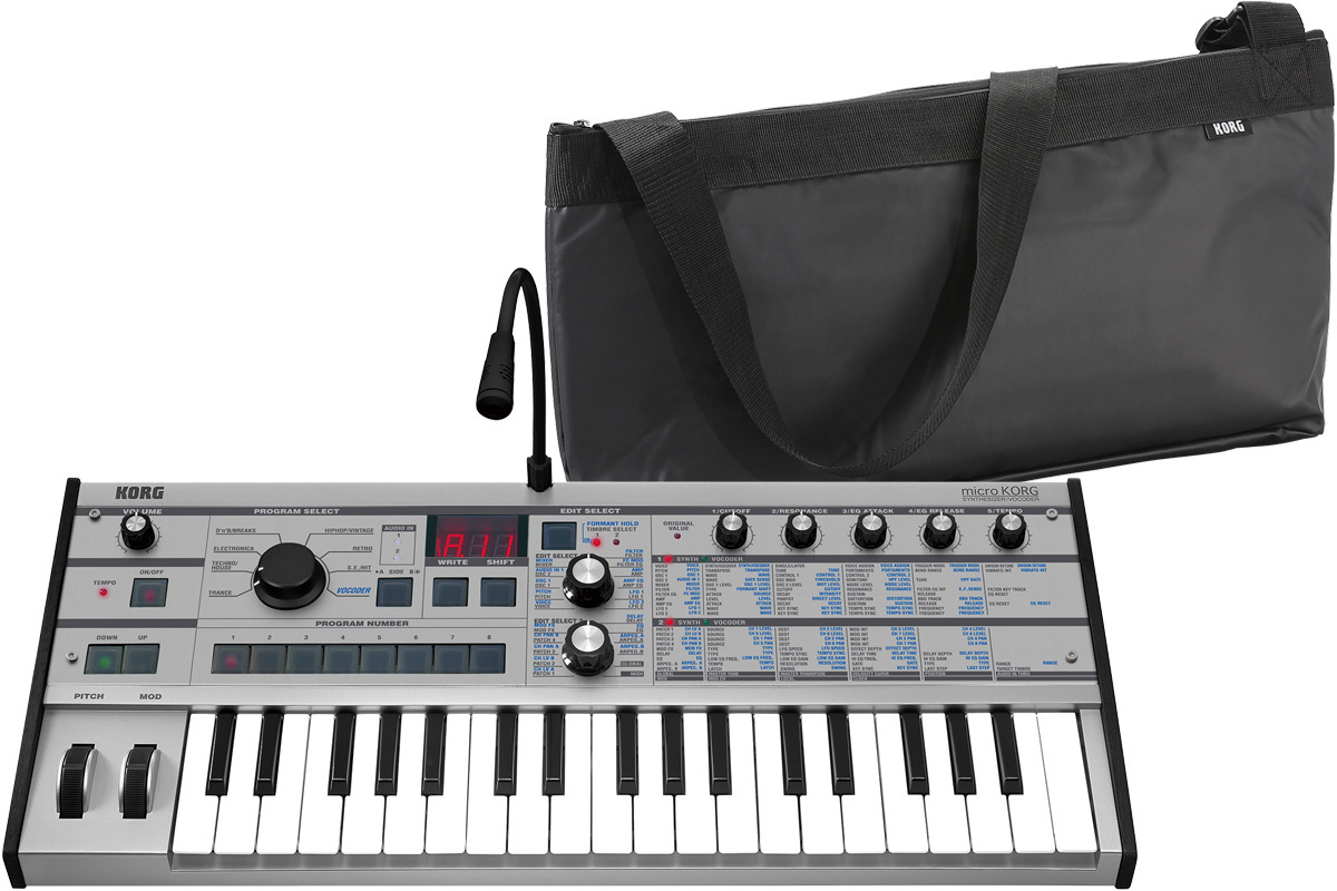 KORG microKORG PT 台数限定プラチナカラー 【専用ケースセット