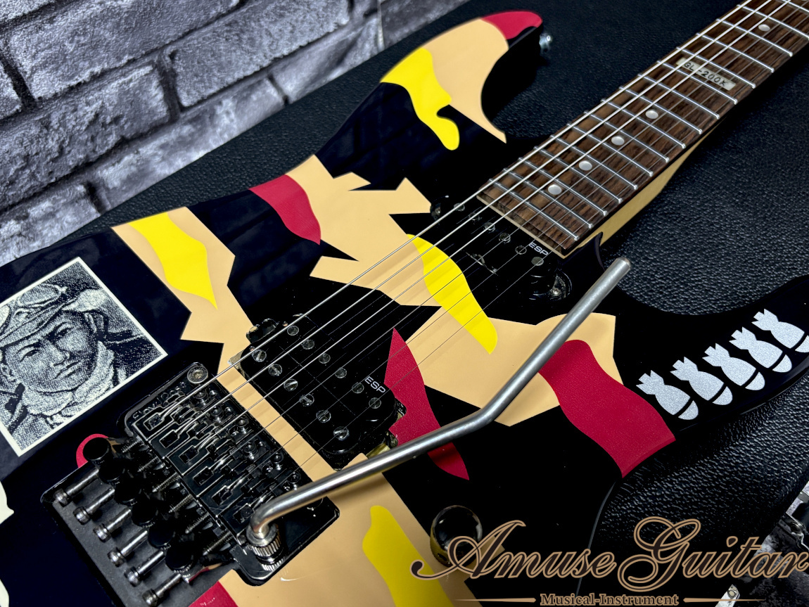 LTD GL-200K # BLK w/ Kamikaze Graphic 2012年製【George Lynch