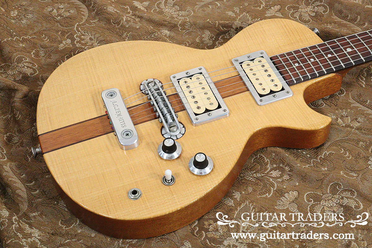 Japan vintage 80's 希少 FR EMG モデル動作確認済 !! Zemaitis 1980 Wood Front Custom（ビンテージ）【楽器検索デジマート】