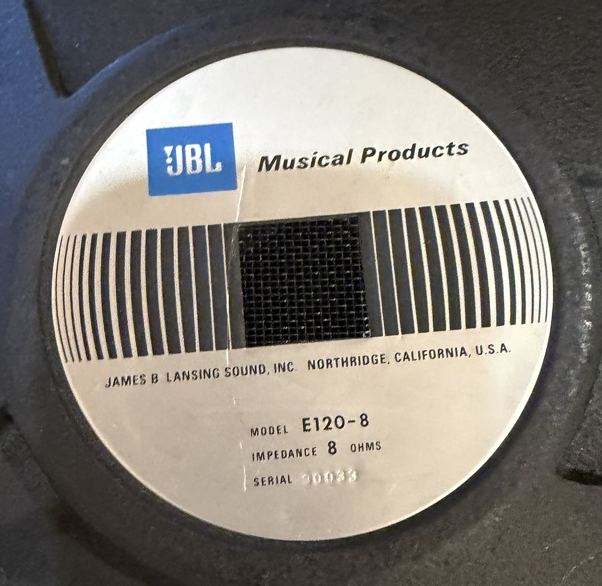 JBL E 120 8 OHM（中古）【楽器検索デジマート】