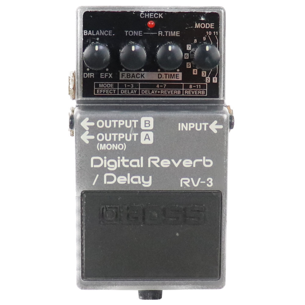 爆買いしたい BOSS 【中古】 RV BOSS エフェクター ディレイ デジタルリバーブ ギター