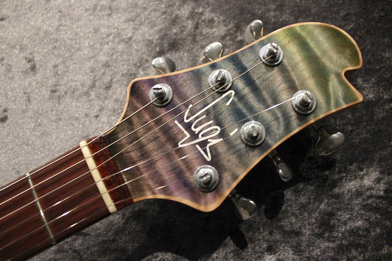 Sugi Custom Order DS496C 5A Quilt Maple/HM/Ash Sapphire #S240131