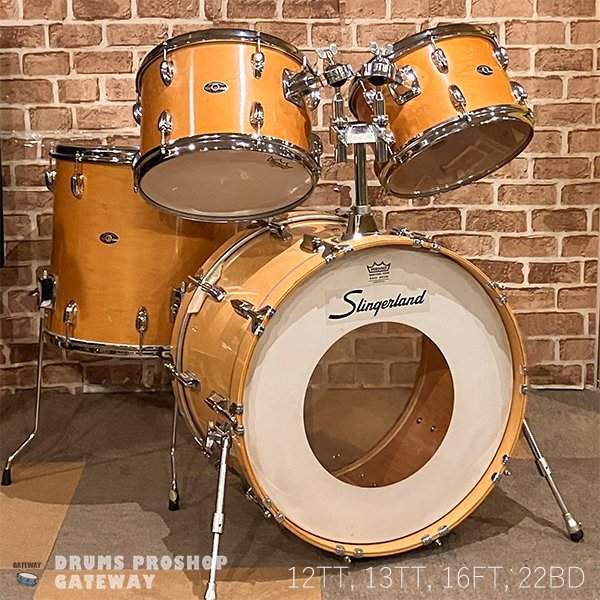 TAMA & SLINGERLAND 70-80's 混合ドラムセット (22.20.10.12 TAMA & SLINGERLAND 70-80's 混合ドラムセット (22.20.10.12