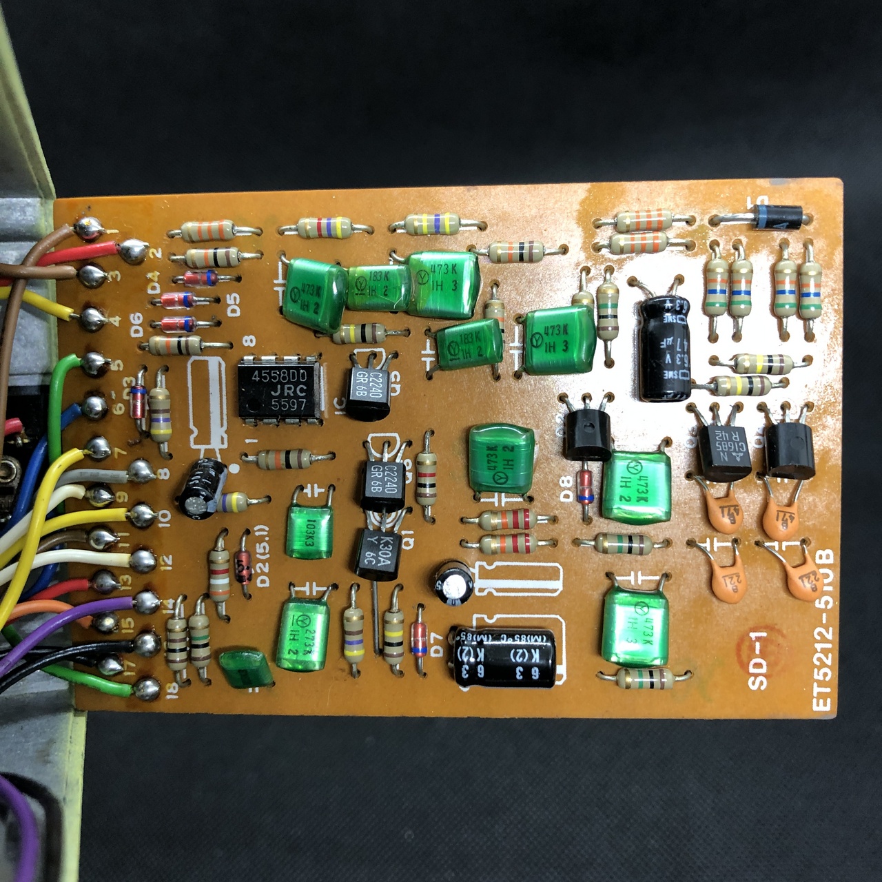 BOSS SD-1 ACA電源 旧基板 日本製 1986年（ビンテージ/送料無料