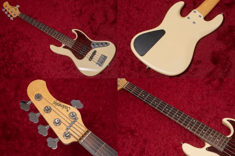 ベース JAPAN Vintage SG BASS Sadowsky NYC Vintage 5strings J Bass Olympic White 4.105kg